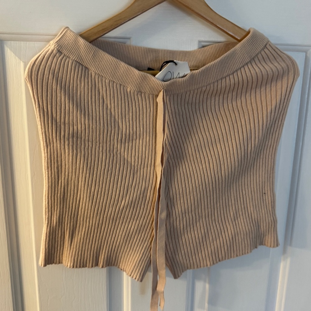 OW Ribbed Knit Shorts - Picture 2 of 7